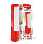 Eveready CITYLITE Multipurpose Emergency Rechargeable Lantern|HL50|2W Torch & 3W Lantern|Micro USB Fast Charging|Overcharge Protection|Powered by 3.7V Li-Ion Battery|Red, Blue & Green, LED, 220 Lumen